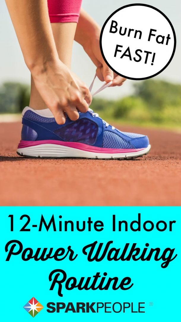 12-Minute Indoor Power Walking Workout