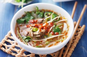 15-Minute Asian Beef Soup