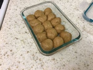 Almond butter oats protein balls