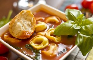 Rustic Italian Tortellini Soup