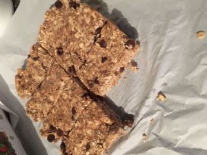 Vegan Almond Butter Chocolate Chip Protein Bars
