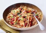 Capellini with Pine Nuts, Sun Dried Tomatoes and Chicken