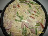 Penne with Ham and Asparagus