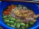 Vegetarian Japanese ramen bowl