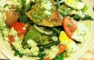 Salad Nicoise (nee - SWAZ) using Fresh Summer Vegetables