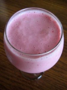 Sarah's Strawberries and Cream Protein Smoothie