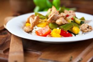 Chicken Oregano with Sweet Peppers 