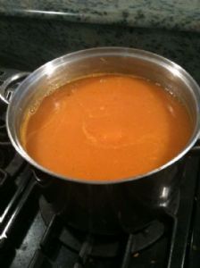 Super Low Cal Spicy Butternut Squash (or Pumpkin) Soup