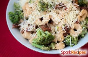 Cheese Tortellini with Broccoli and Sun-Dried Tomatoes
