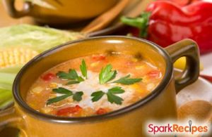 Roasted Corn and Pepper Soup