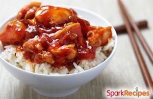 Grilled Sweet-and-Sour Chicken Packets With Rice