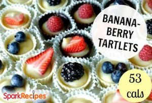 Berry Banana Frozen Tartlets