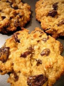 Oatmeal Cookies, No Added Fat or Sugar, Gluten Free