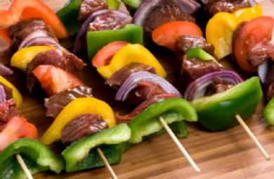 Brochettes De Viande Barbecue Chachlik