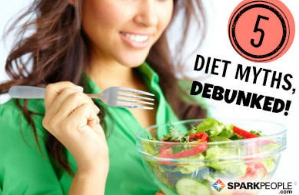 5 Big Fat Diet Myths--Busted Slideshow SparkPeople