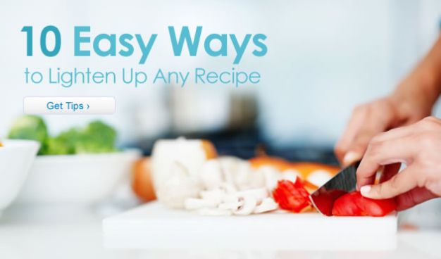 10 Easy Ways to Lighten Up Any Recipe