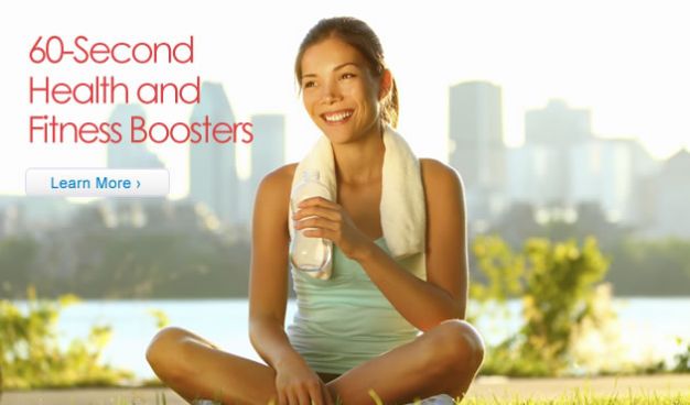 60-Second Health and Fitness Boosters