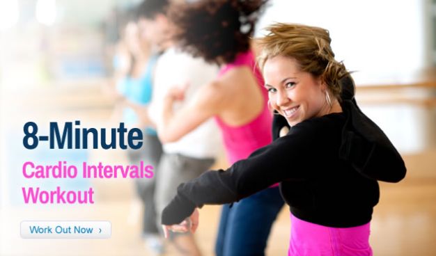 8-Minute Cardio Intervals Workout