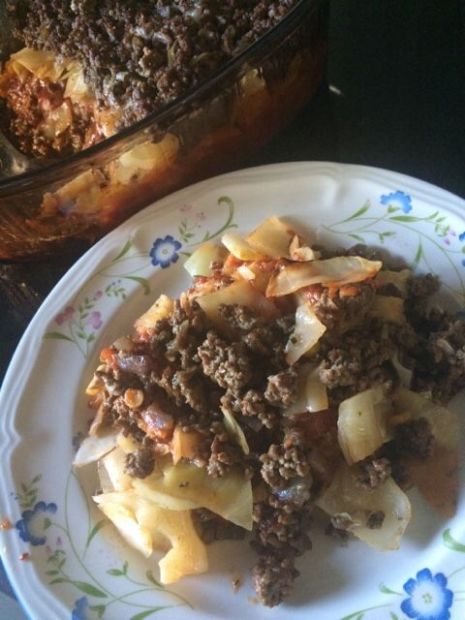 Cabbage roll casserole 