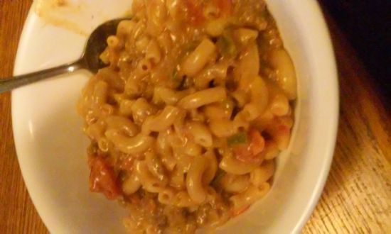 1 Pot Spicy Mexican Beef Macaroni and Cheese 