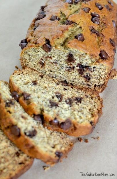 Banana Chocolate Chip Bread 