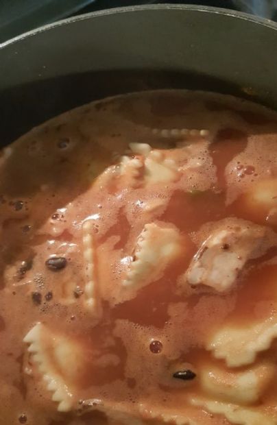 Santa Fe Ravioli Soup