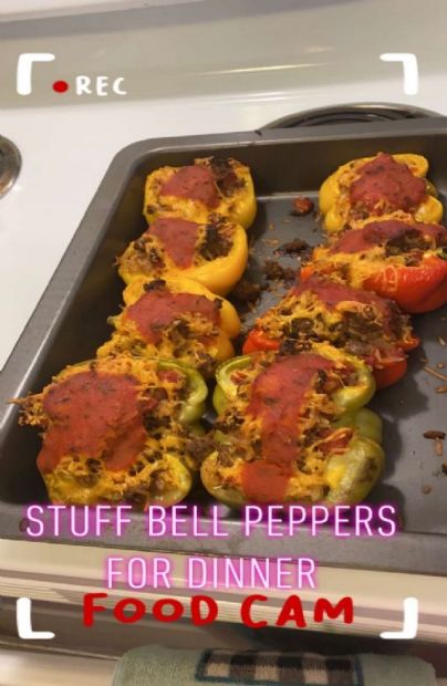 Spicy Suffed Bell Peppers