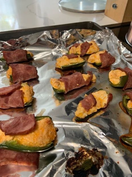 Keto turkey Bacon wrapped jalapeÃƒÆ'Ã‚Â±o poppers 