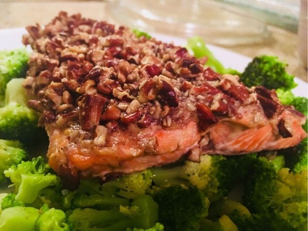 Pecan Encrusted Salmon