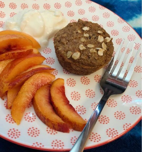 My #%! Raisin Bran Muffins with Carrot and Applesauce 