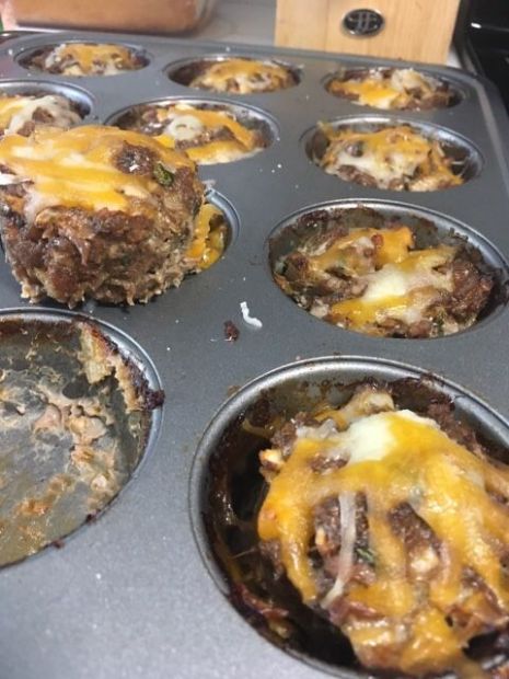 Keto-Easy Meatloaf Cupcakes