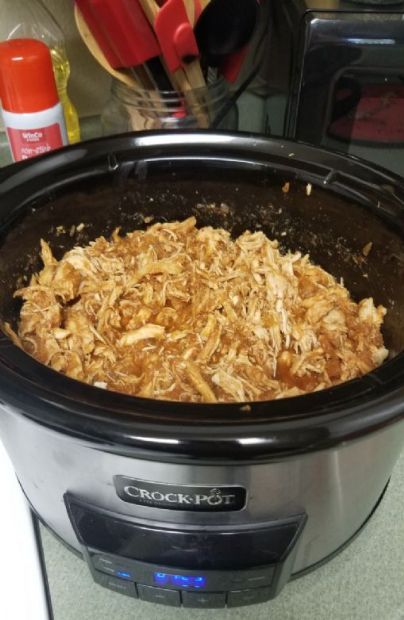 Hawaiian-ish BBQ Shredded Chicken