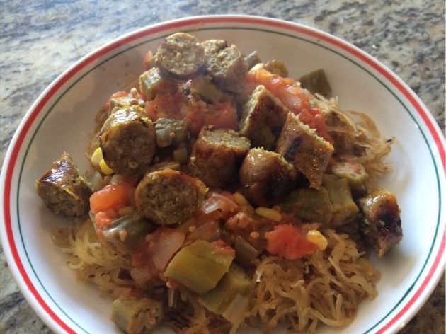 Curry Sausage gumbo 