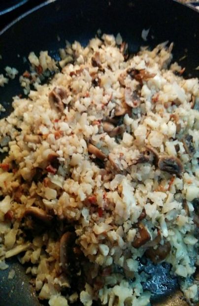 Califlower Mushroom Risotto