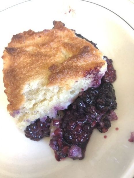 Keto Connect Blackberry Cobbler