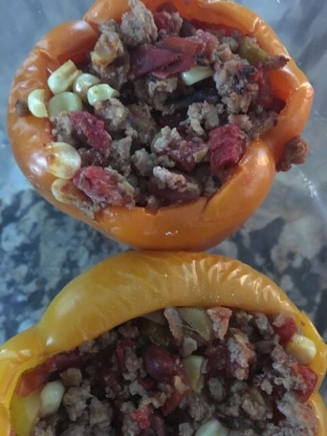 Stuffed peppers, Tex mex style