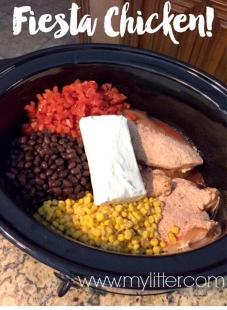 Fiesta Crockpot Chicken