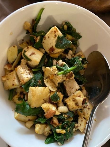 Flax loaded tofu and calcium enriched whole meal 