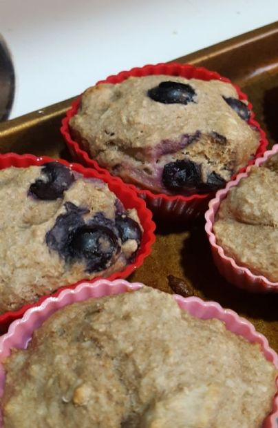 Blueberry Banana Muffins