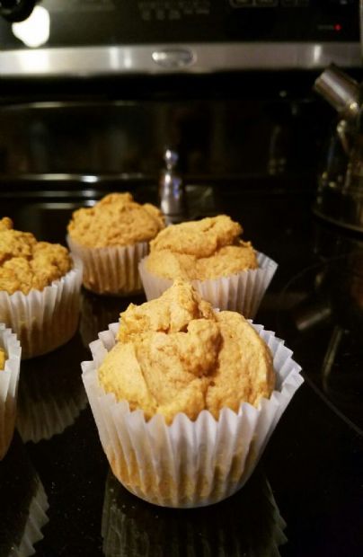 Low calorie vegan pumpkin muffins