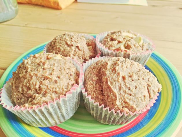 Apple Maple Bran Muffins