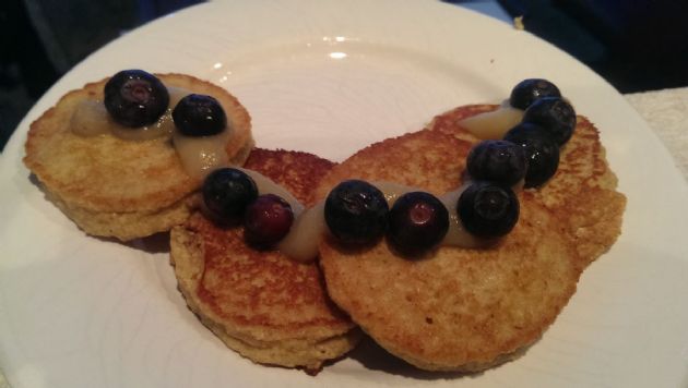 Apple Oat Pancakes