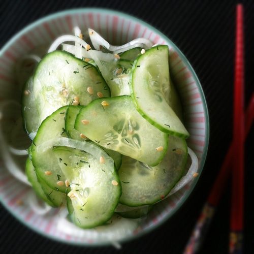 Asian Marinated Cucumber Salad