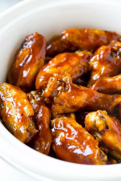 Asian Sweet Chili Slow Cooker Chicken Wings