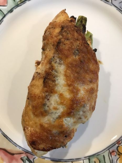 Asparagus & Mushroom Stuffed Chicken Breast