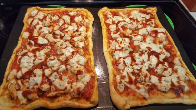 BBQ Chicken Crescent Pizza