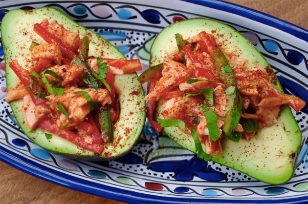 Will's BBQ Tofu Avocado Boats