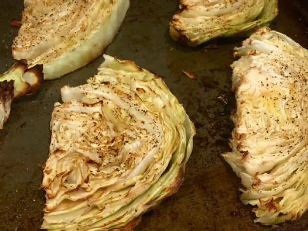 Baked Cabbage Steaks