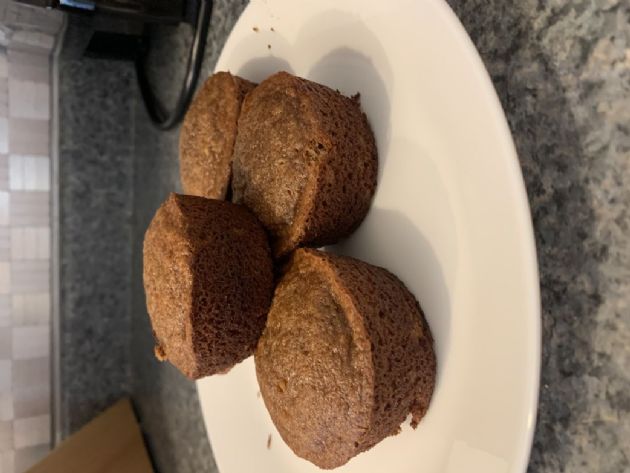 Banana Nutella Protein Muffins