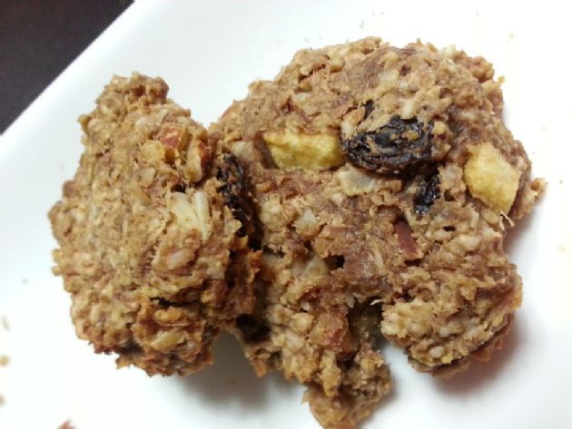 Banana oatmeal breakfast cookies 